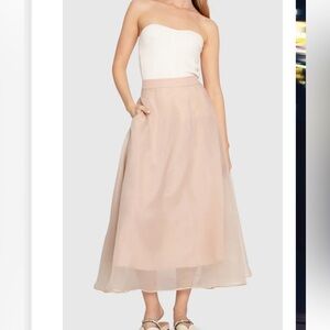 NWT Belle & Bloom Blush tulle skirt